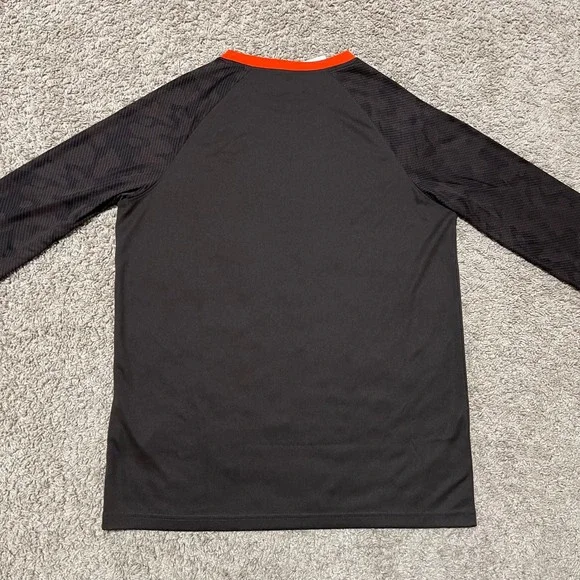 Cleveland Browns Shirt Mens Large Brown Orange Camo Long Sleeve NFL Team Apparel - Picture 7 of 13